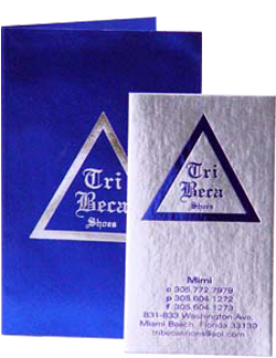 Tri Beca Shoes Business Card